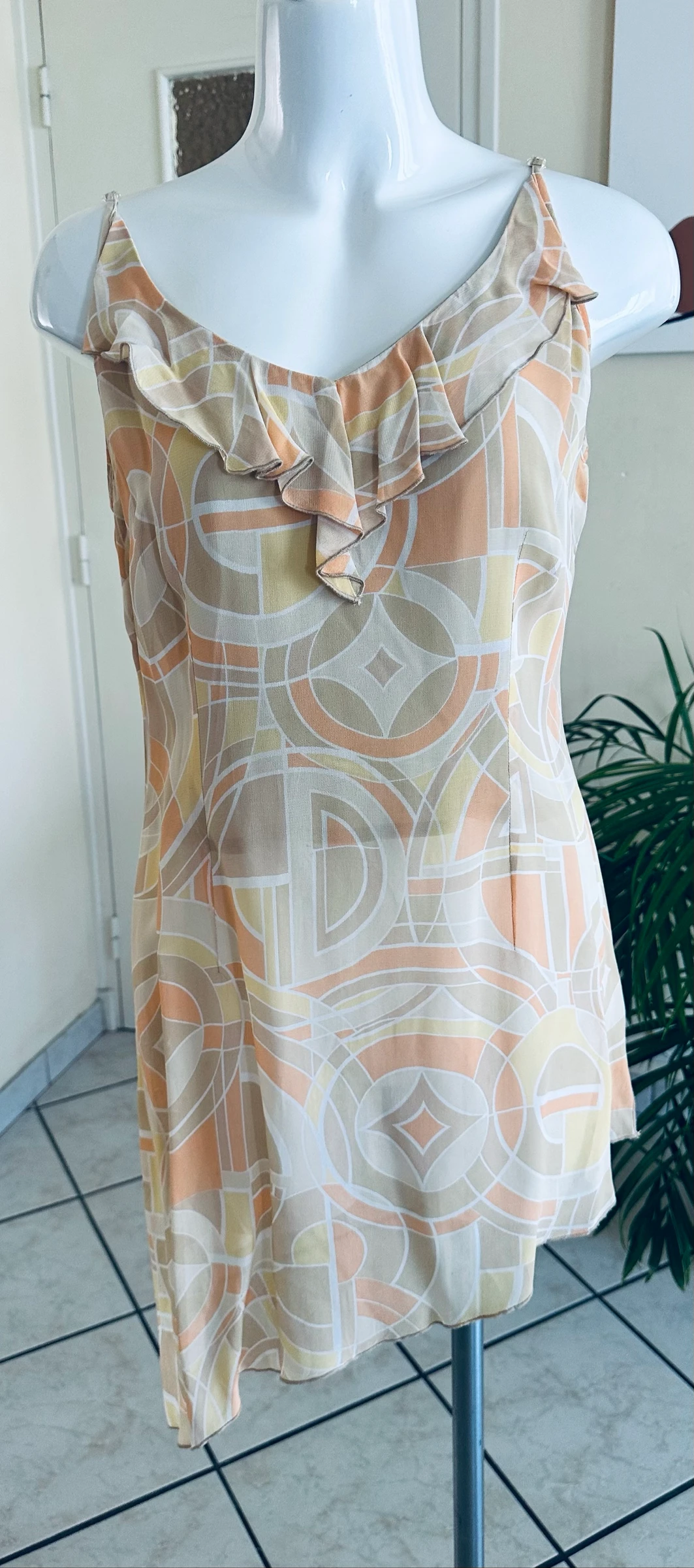 Blusa Assimétrica Estampada Maison 1.2.3 T42 – Perfeito Estado – Forrada – photo 12